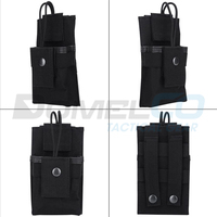 Pochette tactique confortable pour radio talkie-walkie Molle en polyester 1000D