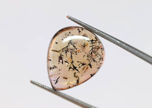 ไม่ซ้ำกันเจ็ดพลอยลูกแพร์รูปร่างหลวม lepidocrocite rutile อัญมณีแบนกลับซุปเปอร์เจ็ด Cabochon ของขวัญสำหรับเธอ - Product Image 2