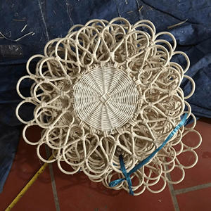 Mantel Individual de mesa de ratán duradero para vajilla de comedor, platos de cargador de ratán para diseño de mesa de boda, mantel Individual de ratán Natural - Product Image 5