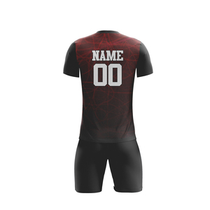 เสื้อฟุตบอลผู้ใหญ่แบบสั่งตัด ชื่อทีมตามสั่ง ชุดยูนิฟอร์มแบบซับลิเมชั่น โพลีเอสเตอร์ 100% ระบายอากาศได้ดี น้ำหนักเบา แขนสั้น - Product Image 2