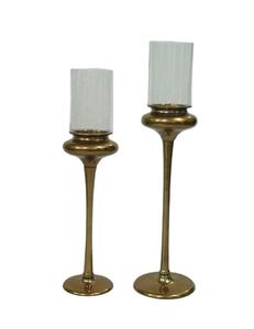 Support de pilier de bougie de luxe unique avec verre votif Nouveau design Bougeoir de luxe Décoration de fête Bougie votive - Product Image 1