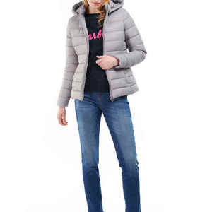 2025 meilleure qualité respirant chauffé à capuche nouveau Design OEM vente chaude personnalisé femmes hiver Bomber veste - Product Image 5