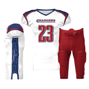 Uniforme de football américain sur mesure pour hommes, taille plus, 100% polyester, haute qualité, design unique, neuf et complet - Product Image 4