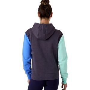 Nuevo estilo casual zip up hoodies moda personalizada personalidad multicolor HOODIE para mujer - Product Image 3