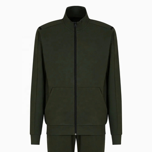 Premium Quality Custom Men's 100% Cotton Training <b>Hoodie</b> Jogger Set Winter Gym Sportswear Blank Tracksuit - Product Image 5