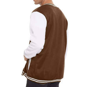 Veste universitaire pour hommes et logo personnalisé de haute qualité, meilleur design pour la mode, veste de baseball de collège pour hommes pour l'extérieur - Product Image 5
