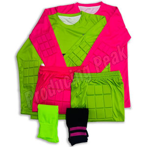 Uniforme de Portero de Fútbol GK Personalizado, Jersey de Manga Larga Transpirable, Acolchado, de Secado Rápido, OEM ODM, Conjunto para Equipo - Product Image 1