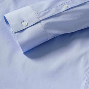 Mode solide chemise décontractée pour hommes Fitness Slim Fit Streetwear hommes chemises à capuche à manches longues - Product Image 3