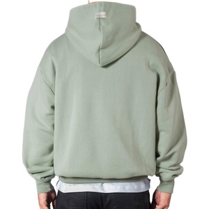 เสื้อฮู้ดแบบสวมหัวของผู้ชายเสื้อมีฮู้ดแบบวินเทจสำหรับผู้ชายเสื้อสวมศีรษะน้ำหนักสูงพิมพ์โลโก้ได้ตามต้องการ - Product Image 4