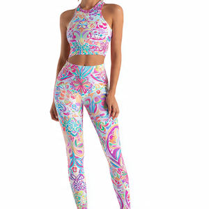 Sports Bra Workout Leggings Clothes Suit Activewear Seamless Biker <b>Shorts</b> Fiess <b>Gym</b> Wear Knit Women Yoga <b>Set</b> - Product Image 3