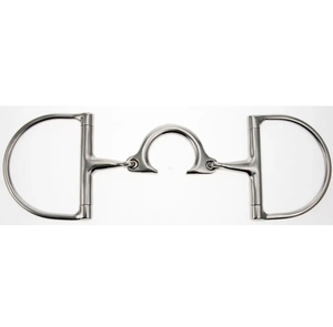 Mors de cheval en acier inoxydable de haute qualité avec anneau en D, respirant et confortable, pendentif en métal or/argent, cadeau équestre - Product Image 6