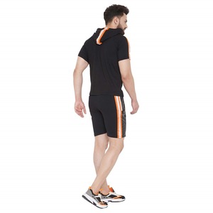 Ensemble de shorts de sport pour hommes 2026, ensemble de shorts unisexe pour l'été, veste à demi-zip et shorts de fitness, vêtements de sport d'entraînement, shorts en polyester unis - Product Image 3