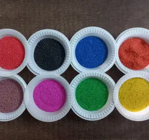 油漆制造商和瓷砖环氧灌浆填料最佳精细150网眼尺寸彩色涂层硅砂，精细防水颜色