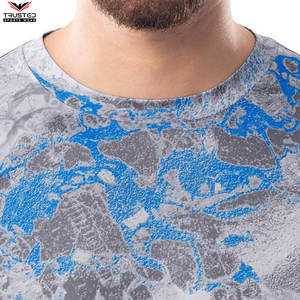 Venta al por mayor de ropa de pesca de secado rápido personalizada impermeable sublimación Ringer camisas transpirables ligeras camisas de sublimación - Product Image 5