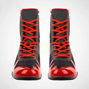 Fabricant sur mesure, entraînement professionnel des jeunes, créez vos propres chaussures de boxe et de lutte pour hommes, fermeture à boucle et crochet, légères - Product Image 2