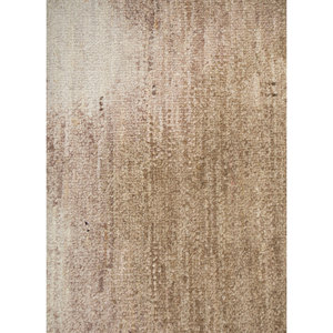 Alfombras de Lana Anudadas a Mano de la Colección Afterglow de Kavi Ivory - Diseño Abstracto Clásico en 3D para el Hogar, Alfombra Rectangular para Pasillo, Modelo-ENM-8050 - Product Image 3