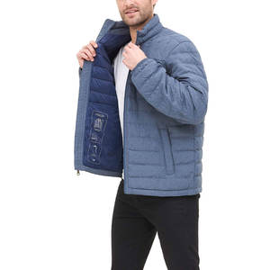 Chaqueta de Invierno para Hombre, Estilo Urbano, Cuello Alto, de Lona, Acolchada, OEM, Alta Calidad, Logotipo Frontal Personalizado al por Mayor - Product Image 5