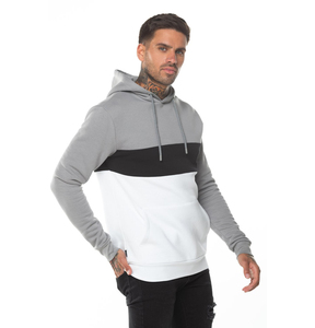 Sweat à capuche technique en molleton gaufré imprimé, doux, personnalisé, épais, en coton respirant et écologique pour homme - Product Image 3