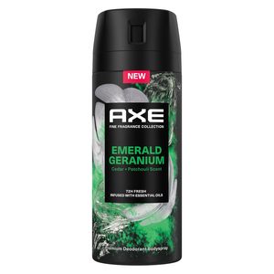 Axe Premium Body Spray Géranium Émeraude sans Sels d'Aluminium 150 ml Lot de 6 - Product Image 6