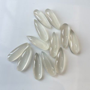 ลูกแพร์คาโบชองลูกแพร์คาโบชองสีขาวคาโบชองสีขาว8x24มม. - Product Image 6