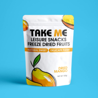 Sachets refermables personnalisés en PE pour aliments pour bébés, chewing-gums, snacks et fruits lyophilisés