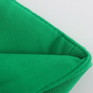 Pantalon droit d'hiver pour femme, décontracté, tissé, devant plat, respirant, taille élastique, ample, nouveau design, polyester/coton - Product Image 4