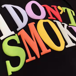 เสื้อฮู้ดสวมหัวแบบสวมหัวสำหรับวัยรุ่นสำหรับฤดูหนาว3D ผ้าฝ้าย100% สีขาวพิมพ์ลายได้ตามต้องการ - Product Image 4