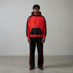 ชุดวอร์มฮู้ดดี้ผู้ชายสไตล์สตรีทแวร์ผ้าฝ้าย 100% รับผลิตขายส่ง แบรนด์พันธมิตร พร้อมบริการติดโลโก้ บรรจุภัณฑ์ และโรงงาน - Product Image 1