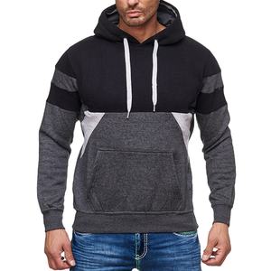 Vente en gros de pull à capuche épais 100% coton pour hommes logo de broderie personnalisé 320 g/m² en vrac de sweats à capuche surdimensionnés pour hommes - Product Image 1