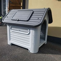 Nichoir pour chien Golden Retriever démontable et lavable, villa pour animaux de compagnie en plastique, cage pour chien d'intérieur et d'extérieur, niche solide pour chien de taille moyenne, résistante à l'eau