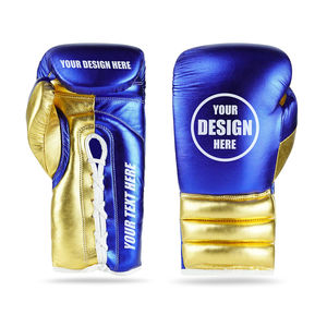 Venta al por mayor 2025 Guantes de boxeo de cuero brillante de alta calidad Guantes de entrenamiento transpirables de alta calidad para Artes Marciales Precio competitivo - Product Image 4