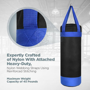 Saco de boxeo para entrenamiento físico y acondicionamiento, construcción duradera para uso en gimnasios domésticos y entrenamiento. - Product Image 6