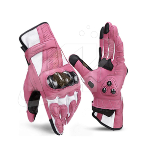 Nouveauté, gants de moto en cuir de vache véritable, respirants, à doigts entiers, antidérapants, gants de cyclisme de haute qualité - Product Image 1