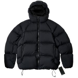 Blouson d'hiver léger en duvet avec col montant, couvre-visage intégral, résistant à l'eau, personnalisation de la marque, unisexe - Product Image 1