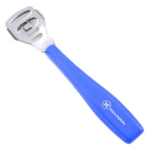 Kounain Professional Foot Care Blue ABS Handle Callus Shaver with Hard Skin Remover Includes Replacement Blades for Manicure