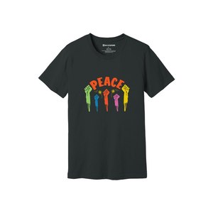เสื้อยืดผ้าฝ้าย 100% พิมพ์ลายธีมความเมตตา น้ำหนัก 160-180 GSM มี 12 สีให้เลือก  รับออกแบบลายและตำแหน่งได้ตามต้องการ - Product Image 4