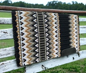 Best Western Haute Qualité Véritable Nouvelle-Zélande Laine et Cachemire Laine Tapis de Selle Fine pour Équitation Rempli Laine Coton - Product Image 4