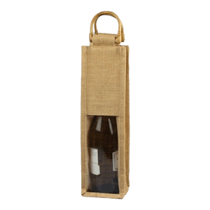 Top qualité Exportateur de jute 1 bouteille sac - Product Image 5