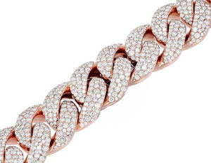 Cadena de eslabones cubanos Iced Out en plata de ley S925 con VVS D Color Moissanite Diamond Hip Hop Iced Out Cadena de lujo - Product Image 2