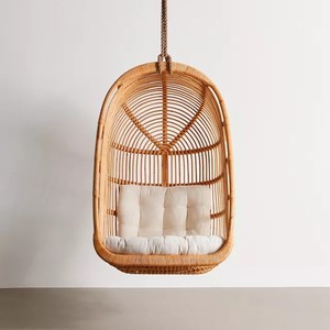 Beau rotin suspendu oeuf chaise mobilier d'extérieur pour la maison hôtel station décoration vente en gros pour l'exportation - Product Image 2