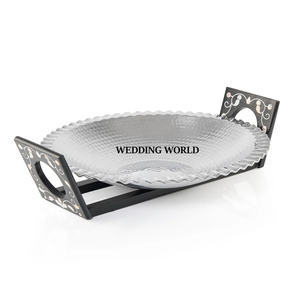 Última nueva colección Bandeja de chocolate con soporte de nácar Fuente de chocolate de lujo de diseñador de alta calidad - Product Image 1