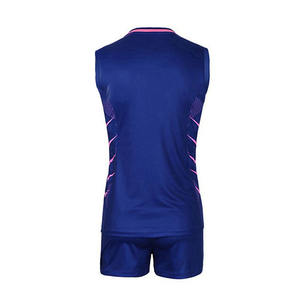 Uniforme de Voleibol Personalizado de Color Sólido Estampado con MOQ Bajo, 100% Poliéster, de Secado Rápido, el Más Vendido, Unisex - Product Image 6