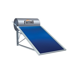 Calentadores de agua solares eléctricos de tipo directo para uso doméstico Conexión de placa plana para uso en baño Calentadores solares de tipo de circulación - Product Image 3