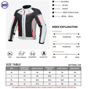 Veste de moto Cordura imperméable et réfléchissante pour motocross tout-terrain vêtements de sport coupe-vent pour moto - Product Image 4