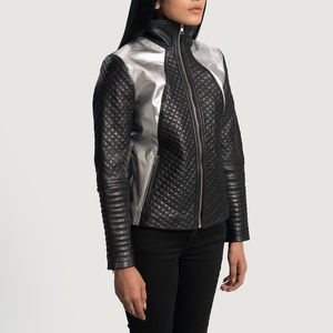 Nouvel arrivage de veste de mode pour femmes veste en cuir femmes dames manteaux d'hiver de haute qualité coupe-vent moto cuir Pu - Product Image 2