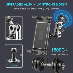 <span class=keywords><strong>Support</strong></span> mural pour <span class=keywords><strong>tablette</strong></span> en alliage d'aluminium pour camping-car, <span class=keywords><strong>bateau</strong></span>, voiture, avec base à visser, compatible iPad et Samsung, 5-13 pouces, tendance - Product Image 6