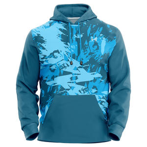 Streetwear personnalisé Acid Wash Camo Hoodie Surdimensionné French Terry 100% Cotton Baggy Men Boxy Camouflage Hoodie - Product Image 1