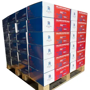 Palet 1-1/4 inç halka sap bobini çatı çivisi (7200 PACK/BOX) -abd merkezli-MIAMI DADE onaylandı