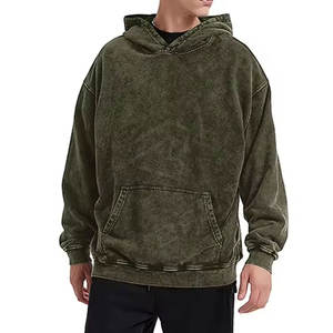 Sudaderas con capucha de peso pesado, ropa de calle de gran tamaño, jersey de talla grande para hombre, venta al por mayor, sudaderas térmicas con estampado de hojaldre, sudaderas con capucha para hombre - Product Image 1