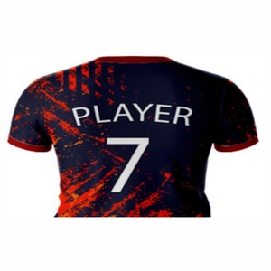 Uniforme de Fútbol de Manga Corta, Transpirable, Estampado, de Alta Calidad, Elegante, Duradero, Ligero, Personalizable, para Verano - Product Image 5
